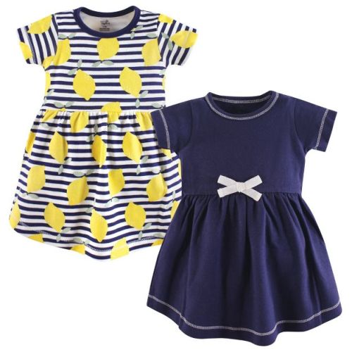 Luvable Friends Touched by Nature Short-Sleeve Dresses 2pk