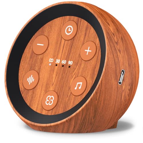 Battery Small Sound Machine White Noise Machine for Baby Kid Adult with 32 Calming Sounds 32 Volume Levels Portable Sleep Brown Noise Machine with 4 Timer Memory Function for Travel Office Privacy