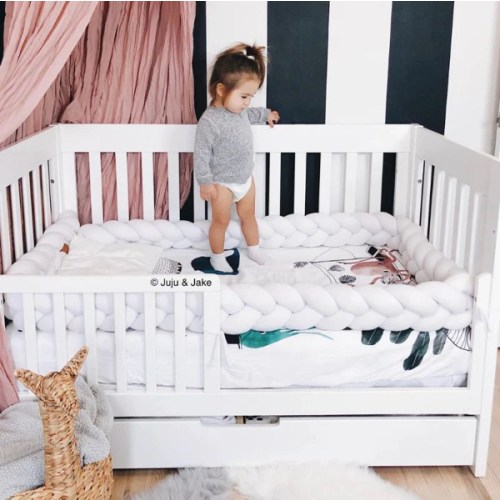 Braided Crib Bumper | Snuggle Bugz | Canada's Baby Store