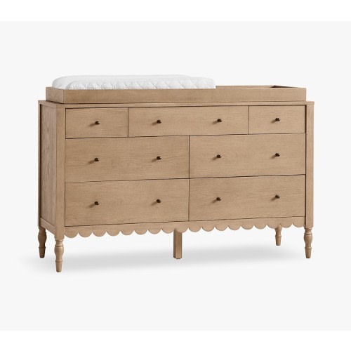 Penny 7-Drawer Dresser & Topper Set (56w x 19d")