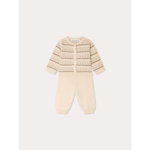 Grifin round neck jacquard set
