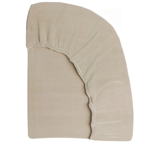 Organic Breathable Muslin Crib Sheets- Sand