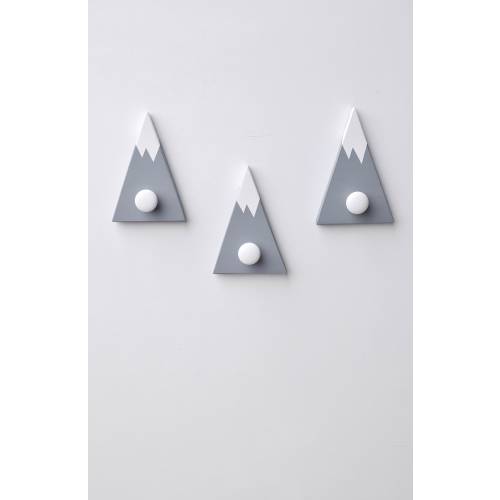 Mountain Peak Wall Hook, Mountain Nursery Wallhook, Woodland Nursery Decor, Wall hooks for kids, Mountain Wall Art, Adventure Theme Decor