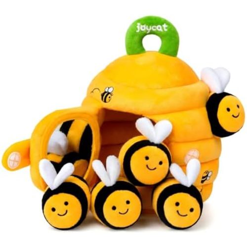 JoyCat Baby Toys 6-12 Months, Beehive Toy with 5 Sensory Bees, Baby Gift