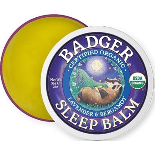 Badger Natural Sleep Balm, Lavender & Bergamot, 2 oz