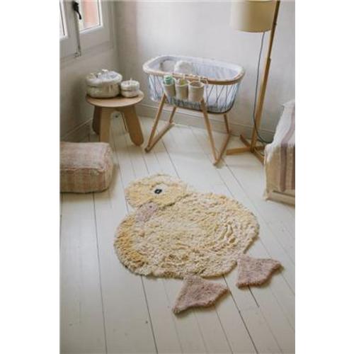 WASHABLE ANIMAL COTTON RUG DUCKY | Animal rug