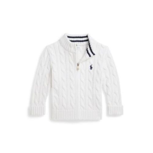 Baby Boys' Cable Full-Zip Sweater