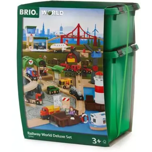 BRIO World Train Set Railway World Deluxe Set