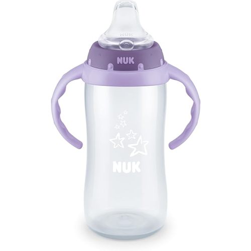 NUK Large Learner Tritan Cup, 10 oz, 8+ Months – BPA Free, Spill Proof Sippy Cup