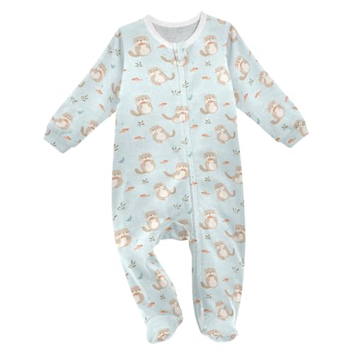 Baby Sleepers For Girl Boys Newborn Baby Play One-Piece Footies For 0-24 Months