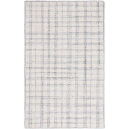 Abstract ABT648 Hand Tufted Indoor Area Rug - Ivory/Grey - 5'x8' - Safavieh