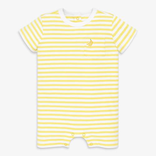Baby embroidered stripe pocket shortie