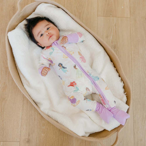 Convertible Zip-Up Footie - Disney Princess