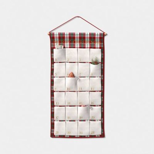 Oversized Merry Christmas Countdown Calendar Cream - Threshold™