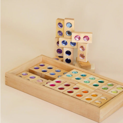 Bauspiel Large Gem Block Set In A Tray– Odin Parker