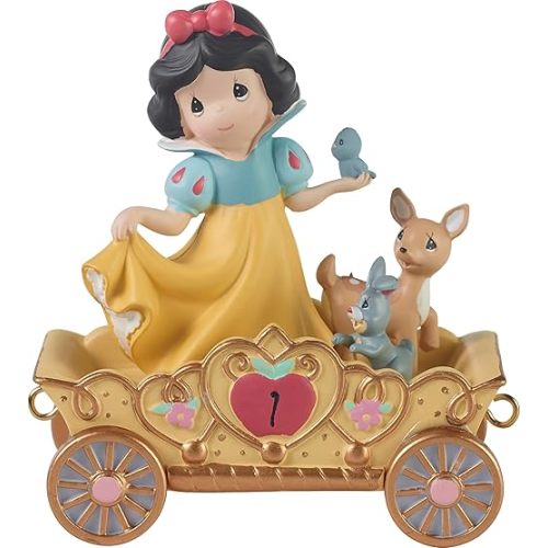 Precious Moments, Disney Showcase Collection, May Your Birthday Be The Fairest Of Them All, Age 1, Disney Birthday Parade, Resin Figurine, 104403