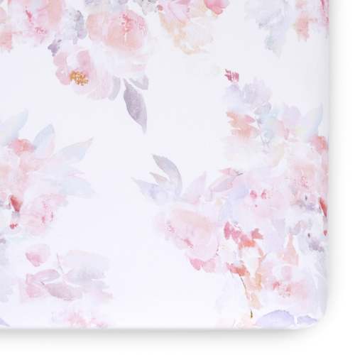 Oilo Prim Floral Crib Sheet