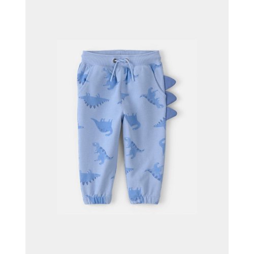 Baby Boy Dinosaur French Terry Joggers - Blue | Carter's