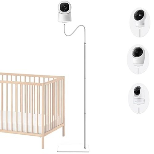 Baby Monitor Floor Stand Holder Mount Compactible for eufy E21,E30,Spaceview E110, Spaceview pro E210