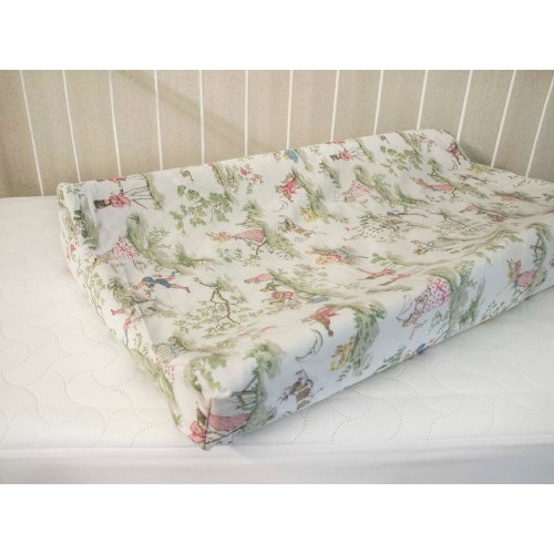 Classic Story Time Toile, Over The Moon Toile Baby Nursing Pillow Cover, Baby Feeding Pillow Cover, Photo Prop - Neutral Color