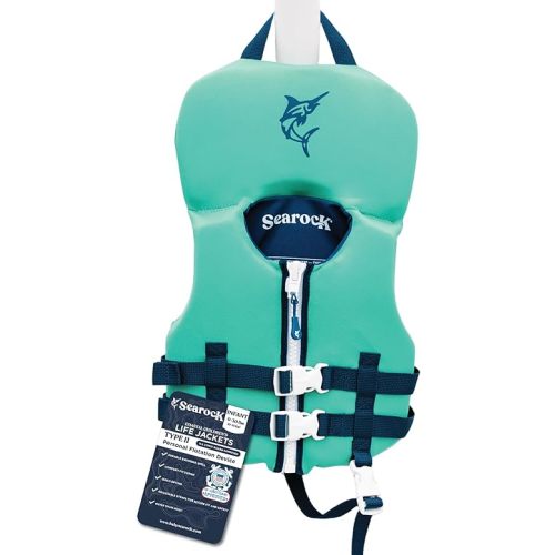 SearocK Children’s Life Jacket – US Coast Guard Approved Infant & Youth Life Vest for Boating, Fishing & Water Sports – Kids & Toddler PFD with Secure Buckles