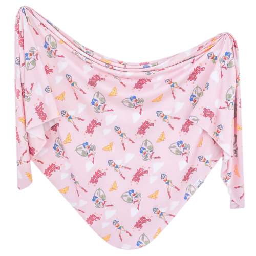 Knit Swaddle Blanket - Wonder Woman