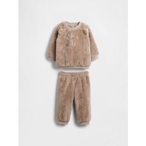 Baby Sherpa Bear Outfit Set