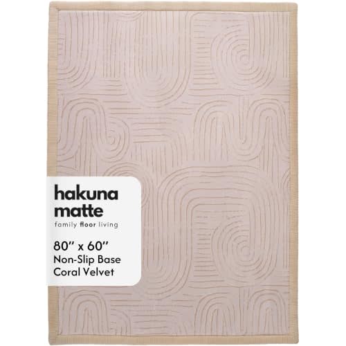 Hakuna Matte CloudSoft Baby Play Mat for Floor 60" x 80" Zen Garden | OEKO-TEX Standard 100 certified, ensuring freedom from harmful chemicals, heavy metals, BPA.High density foam.