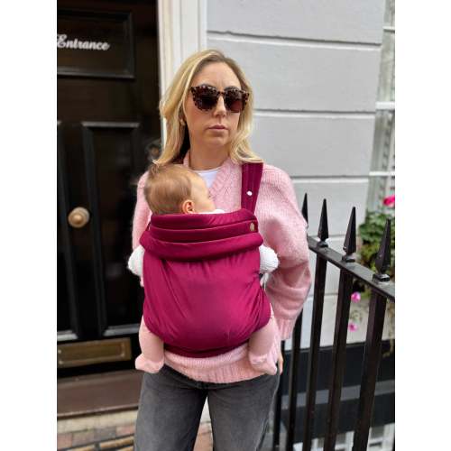 Velvet Baby Carrier - Velvet Cherry