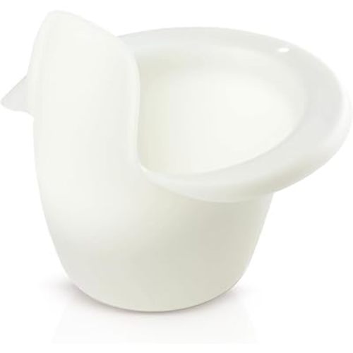 Baby Potty for Elimination Communication (White), Diaper-Free Training, Baby Potty Toilet, Portable Potty for Boys & Girls up to 1 Year, Baby Accessory, Made in Germany.