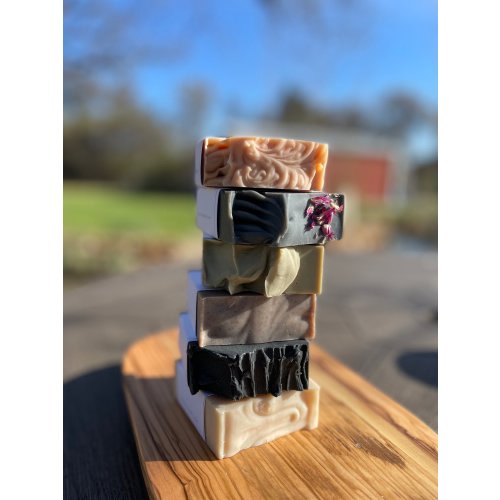 Products: Goat Milk Lotion, Goat Milk Soap, Herbal Salves, serums, and balms, Sourdough Bread, and photography services