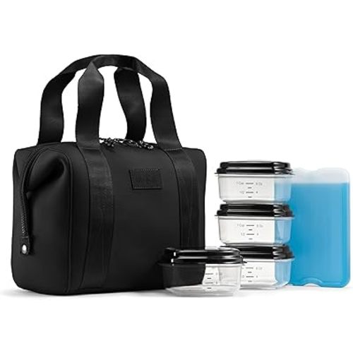 Fit & Fresh Remi Neoprene Lunch Bag for Women w/Ice Pack & Containers