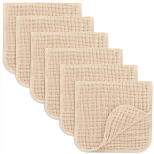 Muslin Burp Cloths in Cream – Comfy Cubs