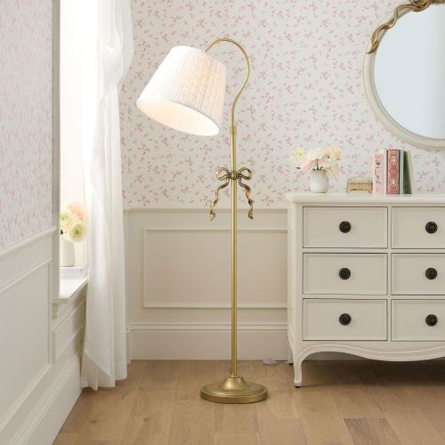 LoveShackFancy Eyelet Bow Floor Lamp (60")