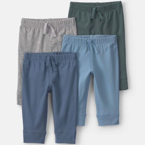 Baby Boy 4-Pack Pull-On Pants - Blue/Green | Carter’s Oshkosh Canada