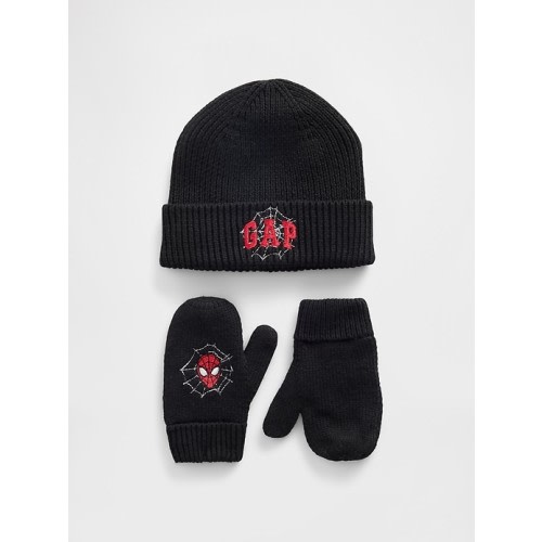 Baby & Toddler Spider-Man Logo Beanie & Mittens Set