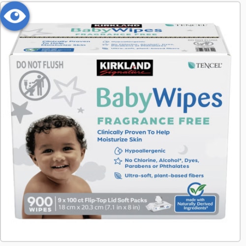 Kirkland Signature Baby Wipes Fragrance Free, 900-count | Costco OR any BULK packs