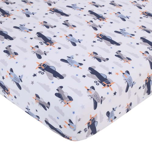 Little Love by NoJo Soar High Little One Fitted Crib Sheet