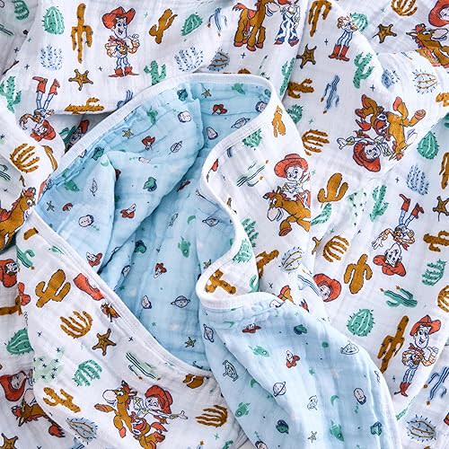 aden + anais™ Essentials Cotton Muslin Blanket Toy Story, Woody and Friends