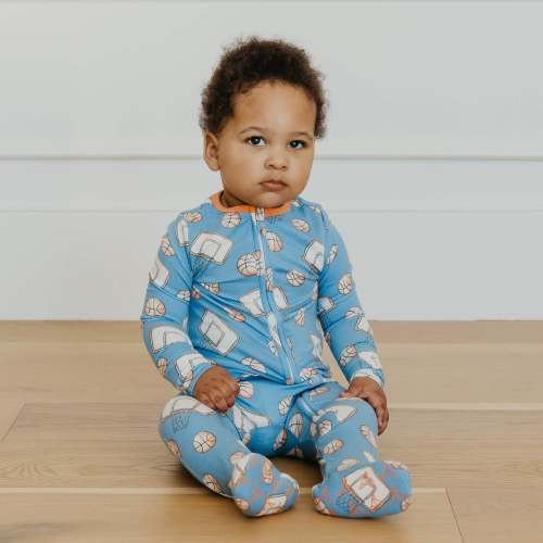 Zip-Up Footie Pajama - Dunk