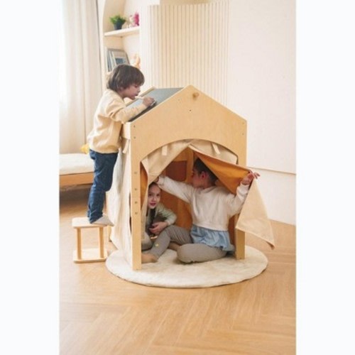 Ash - Wood Adjustable Learning Tent with Desk and Chair