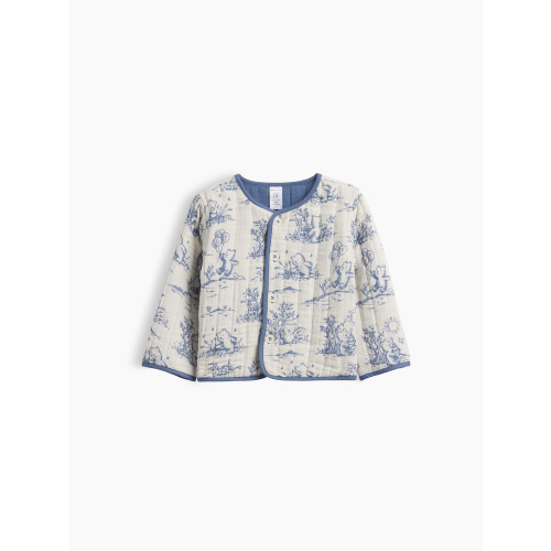 Baby Quilted Gauze Reversible Jacket