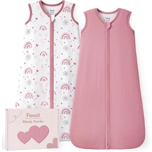 Rayon Made from Bamboo Sleep Sack 1.0 TOG, 0-6 Months Baby