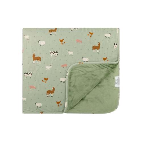 Farm Animals | Bamboo Plush Blanket
