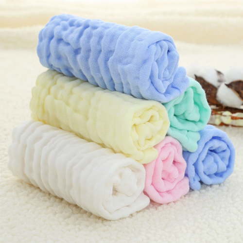 Pure Color Baby Small Square Towel Boy'S Handkerchief Baby Face Wash Towel Aa,Towel*1 Piece,Muslin Washcloths Towel Set for Bathroom Kitchen Purpose Extra Soft Newborn Baby Towel