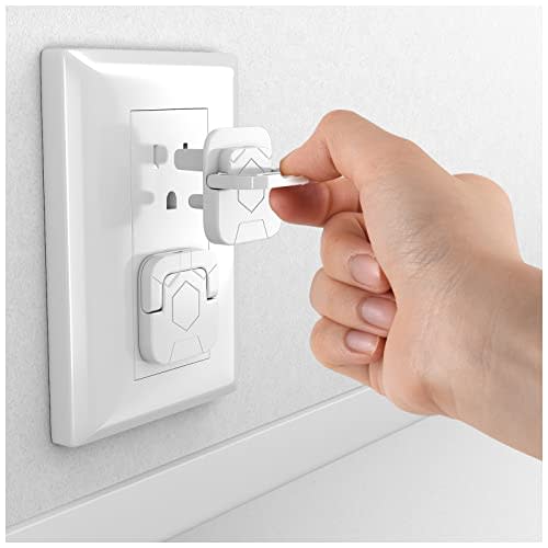 4our Kiddies Baby-Proof Outlet Covers(60 Pack) - Child Safety Electric Plug Protectors to Prevent Power Shock