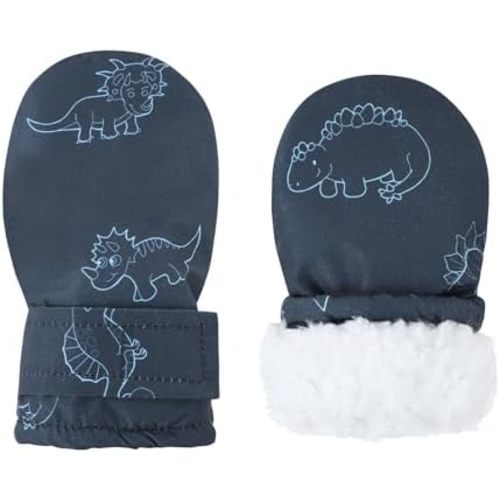 American Trends Lined Fleece Toddler Mittens Winter Warm Gloves Child Ski Waterproof Snow Baby Mittens for Boys Girls