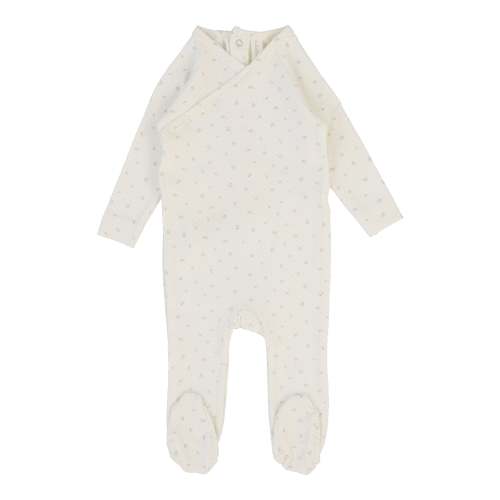 Printed Wrapover Footie