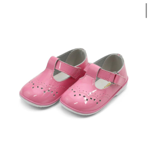 Angel Baby Girls Birdie Patent T-Strap Mary Jane – L'Amour Shoes