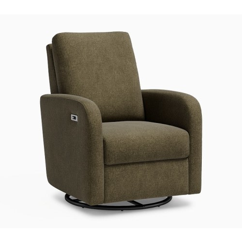 Harper Power Recliner Performance Plush Chenille Moss